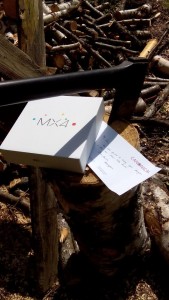 MEIZU MX4 saatekirjeen ja kirveen kera